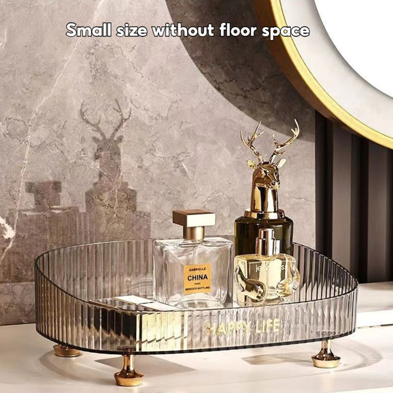 slim fit dress slacks Fancy Oval Perfume Vanity Tray for Dresser, Beauty salons! main image 0