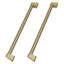 ZLINE Autograph Edition Touchstone Refrigerator Drawer Helix Handles (Set of 2) in Polished Nickel-963839037