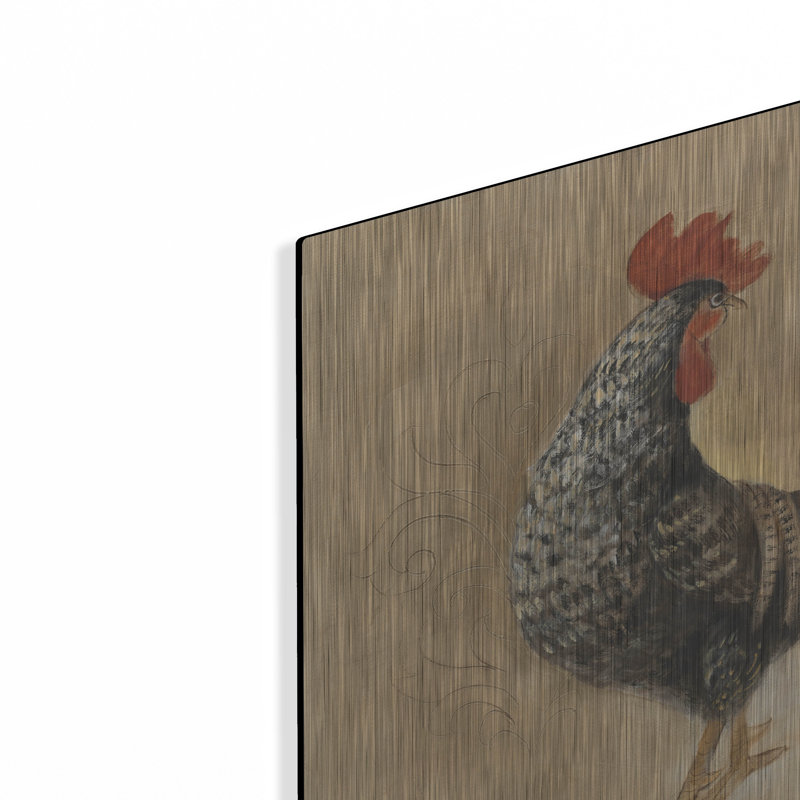 «Farm Friend 2» par Albena Hristova, art mural en métal, H 12 po x l 12 po