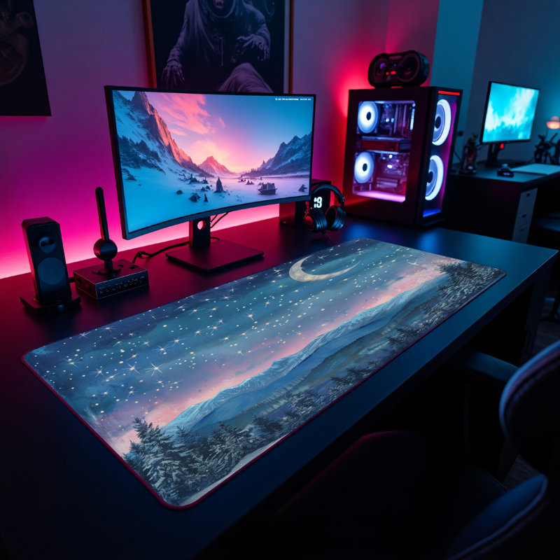 Polyester Desk Pad, 23.6x13.8