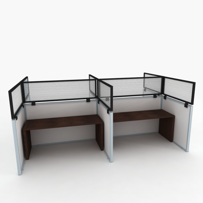 Panneau d'intimité en polycarbonate avec grand support, Aluminium, Translucide, H 24 po x l 72 po x P 0,63 po
