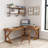 Brown L-Shaped Solid Wood Desks-108183842-108183840
