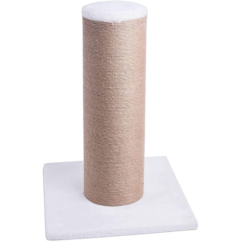 Arlesey Scratching Post, Brown, 33.1cm H x 15.8cm W x 15.8cm D