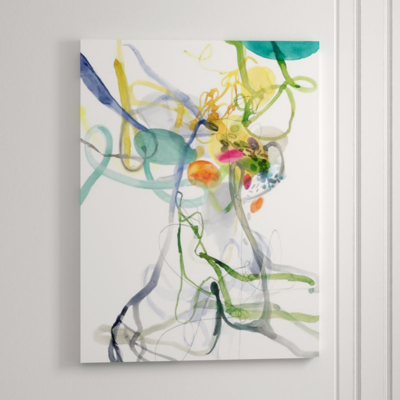 Ebb & Flow II Painting by Fern Cassidy, Outdoor, 72" H x 54" W x 1.5" D