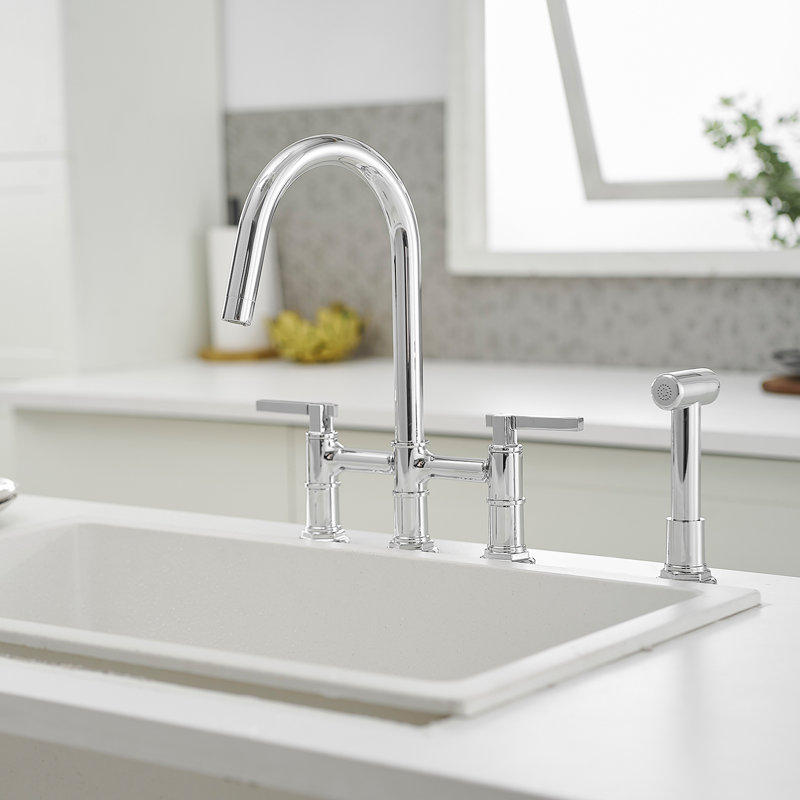 Robinet de cuisine VIBRANTBATH, Polished Chrome