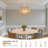 5 - Light Bohemian Natural Rattan Tiered Drum Chandelier with Adjustable Height and Dimmable-837099621-813051941