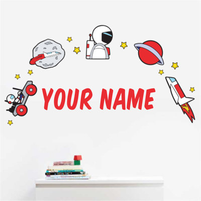Text & Numbers Wall Decal