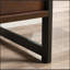 Commode 4 tiroirs, finition brune
