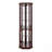 Corner Glass Cabinet Lighted Curio Cabinet Corner Display Case for Living Room, Curio Cabinet-1041741710