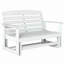 Weather-Resistant HDPE Outdoor Glider Bench-1736922883