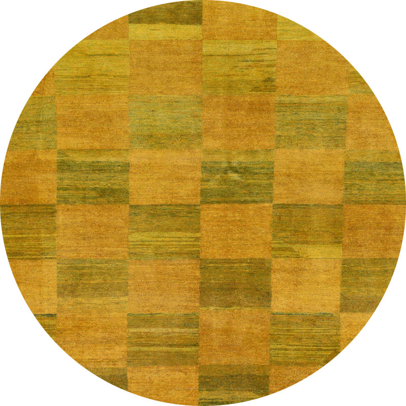 Abstract Indoor Rug, Round 5'