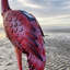 Chilchinbito Flamingo 97cm Solar Powered Integrated LED Lawn Ornament
