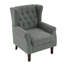 Duward 74Cm Wide Tufted Wingback Armchair with Solid Wood Legs-545297691