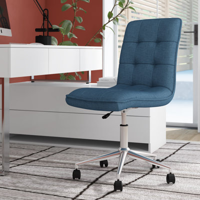Geraghty Fabric Office Chair with Metal Base