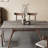 Rectangular rock plate dining table sets-106257701