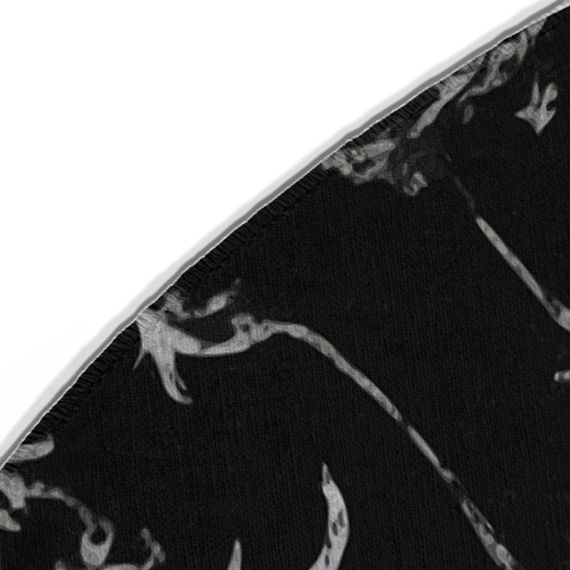 Tapis intérieur et extérieur Starlit, Rond 5 pi
