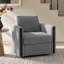 Fauteuil demi-tonneau pivotant en bois massif 31,25 W Nicha-1056186540