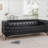 Natsue 84.06'' Faux Leather Sofa-573421849