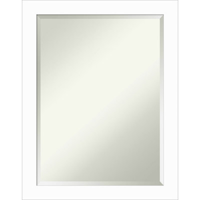 Jihyun Solid Wood Rectangle Wall Mirror