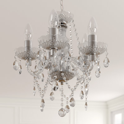 Xan 5 - Light Candle Style Chandelier