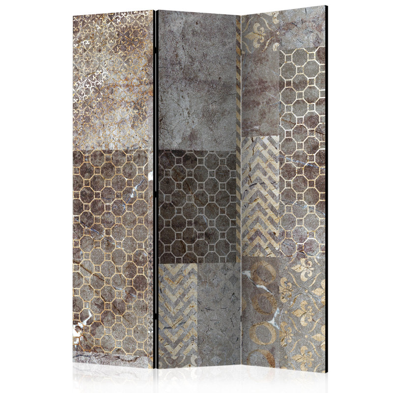 135cm W x 172cm H 3 - Panel One Sided Room Divider Folding Room Divider