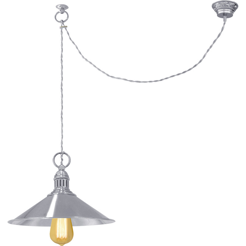 Mccauley 1 - Light Chrome Cone Pendant