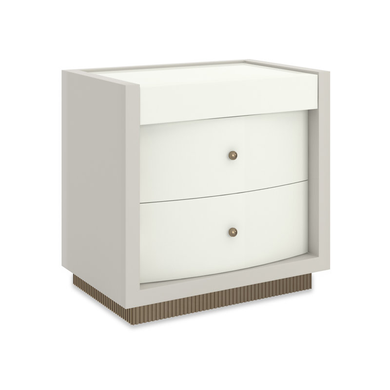 Calais 28'' W Solid Wood Nightstand