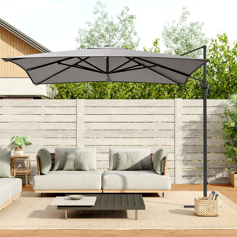Antavion Cantilever Parasol, Light Grey