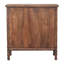 Commode sculptée en bambou à 3 tiroirs