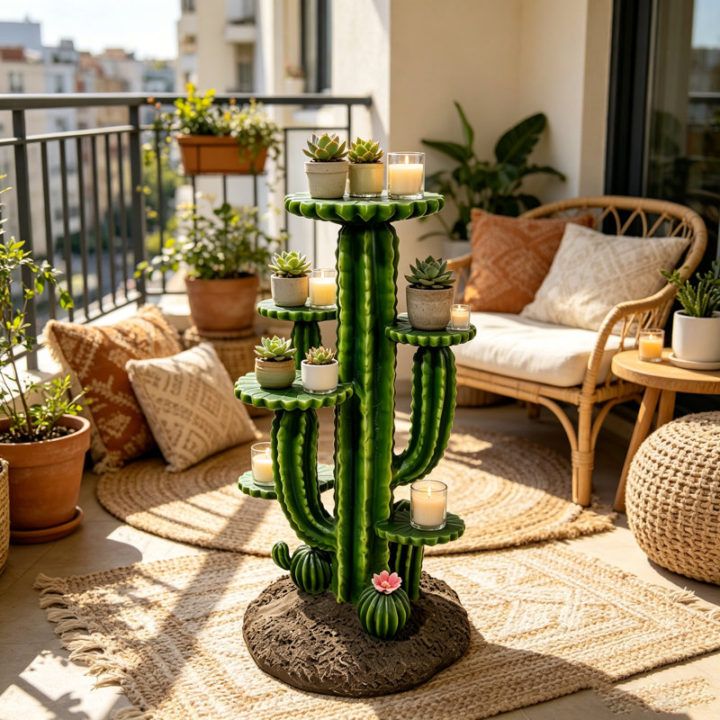 Statue de cactus Saguaro, décoration de jardin extérieur
