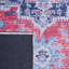 Tapis rouge / bleu marine en coton Ferrigno-44997517