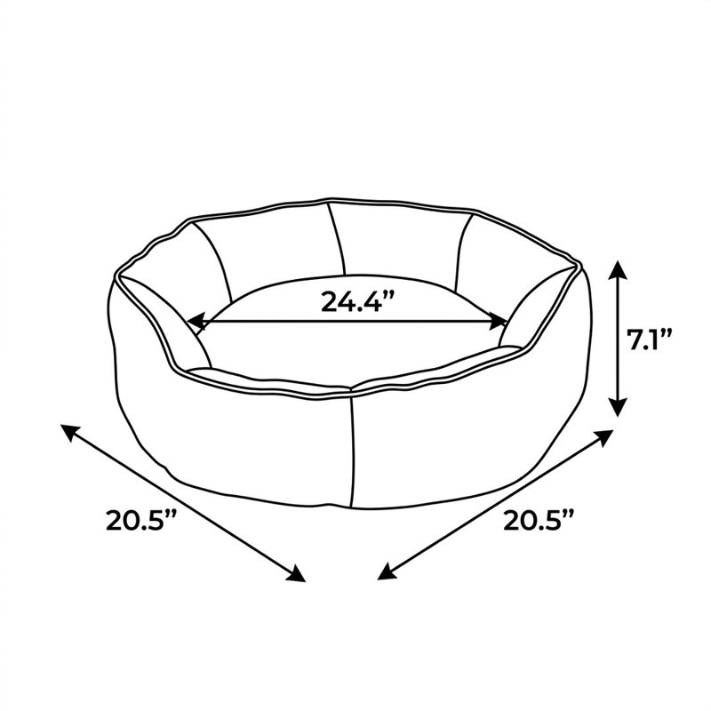 Nestle Pink Comfort Pillow Cat Bed