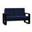 Vale 58.5'' Wide Aluminum Loveseat with Cushions-26148930-43011352
