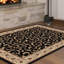 Tapis oriental noir Langlee-21785638