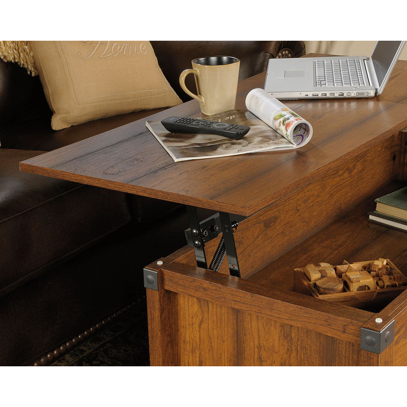 Table basse Carson Forge, Brun