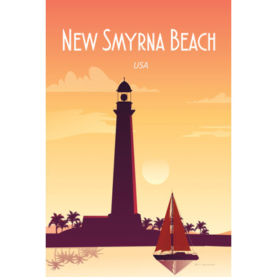 «New Smyrna Beach» par Omar Escalante - impression sur toile tendue