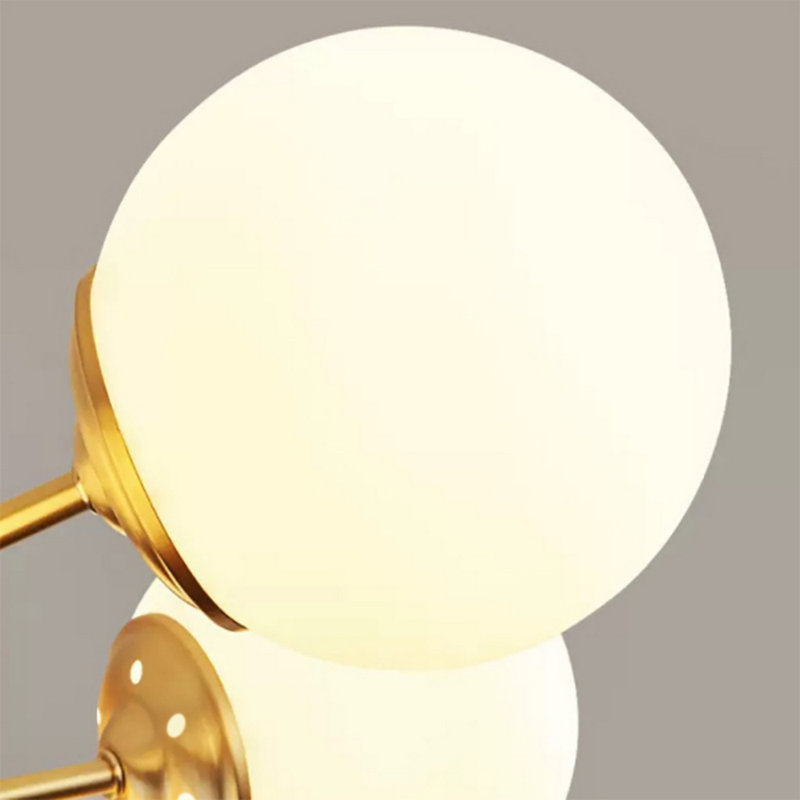 Luminaire suspendu en laiton massif Sputnik
