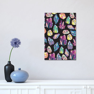 Unicorns And Sparkles II by Arrolynn Weiderhold - Wrapped Canvas Print