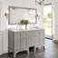 Miroir rectangulaire en bois gris 72 "x 30" Eviva Aberdeen