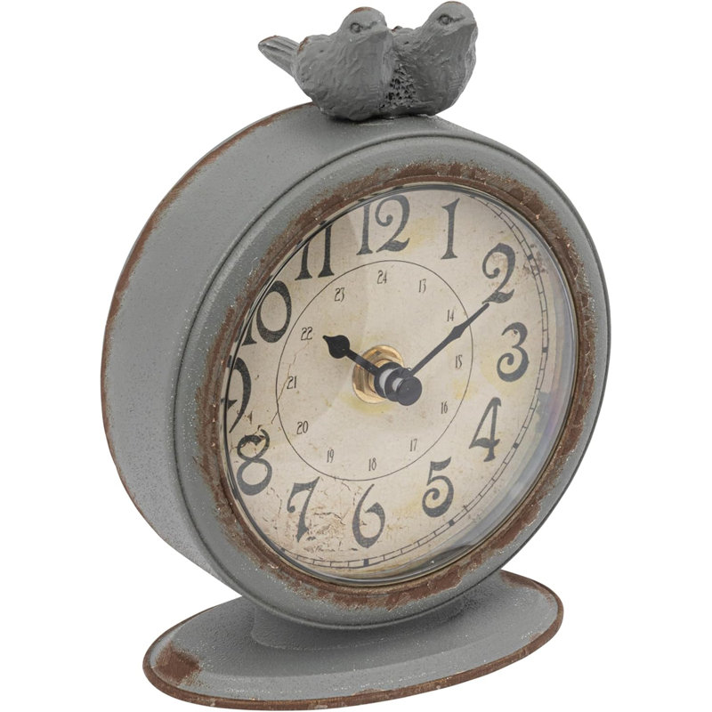 Horloge murale grise grise