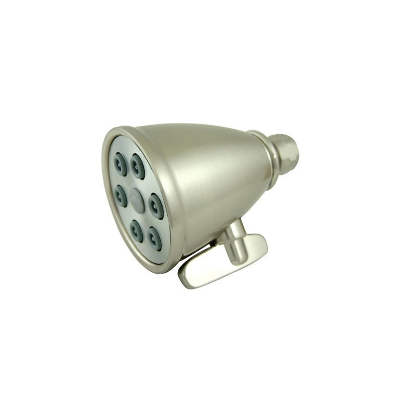 Hot Springs Jet Adjustable Shower Head, Satin Nickel