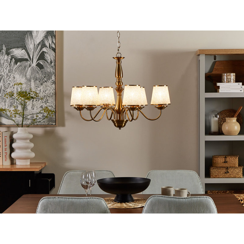 Lupine 6 - Light Candle Style Chandelier