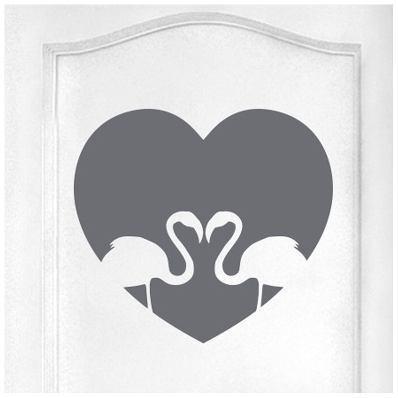 Animals Wall Decal, Grey