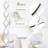 6 Pcs Acrylic Teardrop Mirror Decor,Silver Edge-90849145