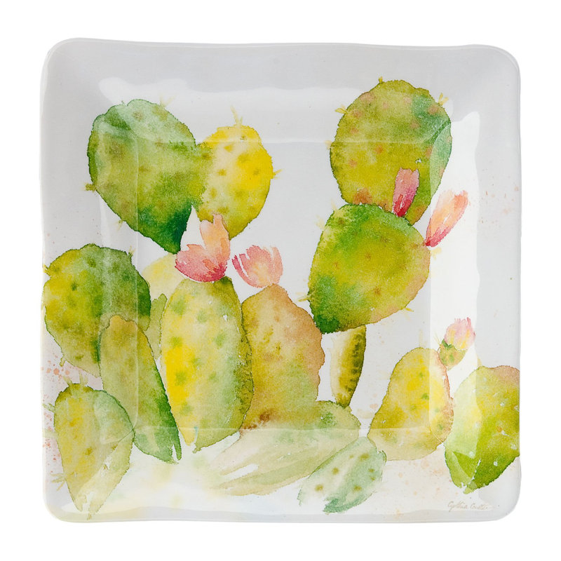 Cactus, 6" Tidbit Plate S12