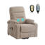 Grand fauteuil inclinable de massage avec 2 porte-gobelets Betzaida-1972953588