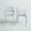 Chaise de salle à manger empilable pour patio Melissus-797481241