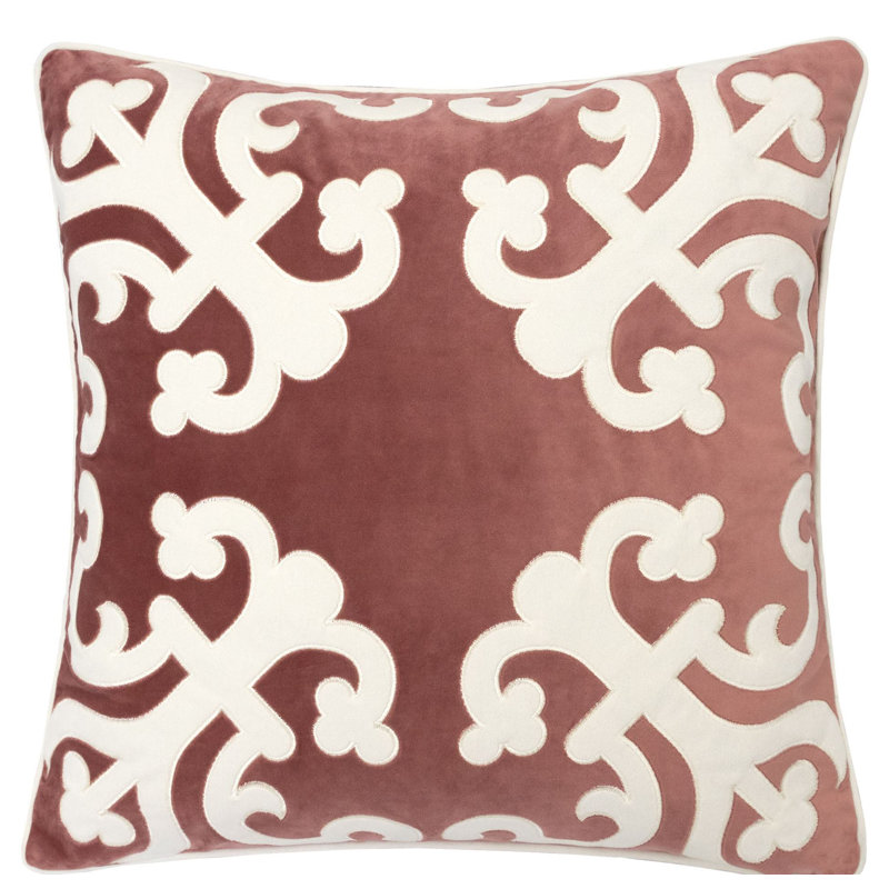Galea Geometric Velvet Throw Pillow