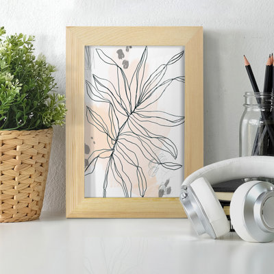 Palm, croquis I encadré sur papier