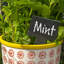 Nicola Spring Hand-Printed Plant Pot - 14cm - Turquoise-50928654